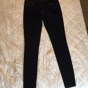 Dark navy skinny jeans